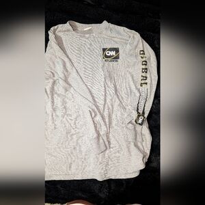 CNN Long Sleeve Grey Tee